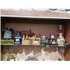 Image 1 : SHELF OF 23 PCS VINTAGE TINS AND TREEN WARE