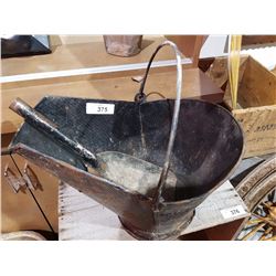 COAL SCUTTLE W/SHOVEL