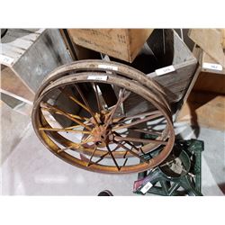 ANTIQUE STEEL WHEEL 24"