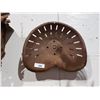 Image 1 : ANTIQUE TIN PRESSED TRACTOR SEAT