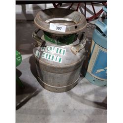 ANTIQUE MILK CAN 18"