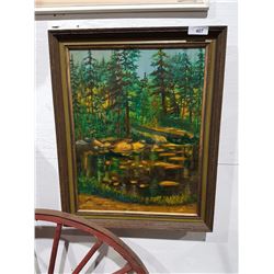 ORIGINAL OIL ON CANVAS SIGNED INGEBERG 24.5" X 30.5"