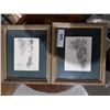 Image 1 : PAIR OF ORIGINAL PENCIL DRAWINGS SIGNED