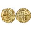 Image 1 : Lima, Peru, cob 8 escudos, 1712M, NGC MS 63, ex-1715 Fleet (designated on label).