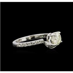 1.32 ctw Diamond Ring - 18KT White Gold