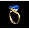 Image 4 : Topaz Ring - 14KT Yellow Gold