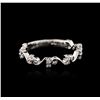 Image 2 : 18KT White Gold 0.25 ctw Diamond Ring