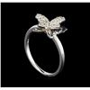 Image 4 : 0.29 ctw Diamond Ring - 14KT White Gold