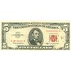 Image 1 : 1963 $5 VG/XF Red Seal Note