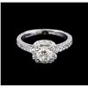 Image 2 : 1.06 ctw Diamond Ring - 14KT White Gold