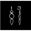 Image 2 : 1.15 ctw Diamond Earrings - 14KT White Gold