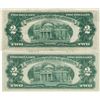 Image 2 : 1953 $2 AU Uncirculated Certificate Currency Lot of 2