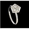Image 4 : 0.26 ctw Diamond Ring - 14KT White Gold