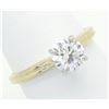 Image 5 : GIA Cert 0.71 ctw Diamond Ring - 14KT Yellow Gold