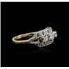 Image 1 : 14KT Yellow Gold 0.50 ctw Diamond Ring