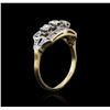 Image 3 : 14KT Yellow Gold 0.50 ctw Diamond Ring