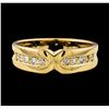 Image 2 : 0.30 ctw Diamond Ring - 18KT Yellow Gold