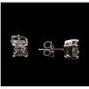 Image 2 : 1.50 ctw Diamond Earrings - 14KT White Gold