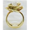 Image 2 : 0.35 ctw Diamond Ring - 18KT Yellow Gold