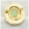 Image 5 : Opal Brooch - 14KT Yellow Gold