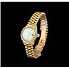 Image 2 : Rolex 18KT Yellow Gold Diamond DateJust Ladies Watch