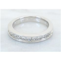 0.50 ctw Certified Celebration Diamond Band - 18KT White Gold