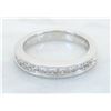 Image 1 : 0.50 ctw Certified Celebration Diamond Band - 18KT White Gold