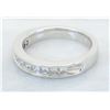 Image 2 : 0.50 ctw Certified Celebration Diamond Band - 18KT White Gold