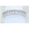 Image 6 : 0.50 ctw Certified Celebration Diamond Band - 18KT White Gold