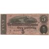 Image 1 : 1864 $5 Confederate States of America Bank Note