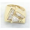 Image 2 : 0.78 ctw Diamond Ring - 14KT Yellow Gold