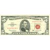 Image 1 : 1963 $5 VG/XF Red Seal Note