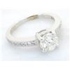 Image 9 : 1.05 ctw Diamond Ring - 18KT White Gold