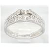 Image 6 : 0.45 ctw Diamond Ring - 18KT White Gold