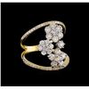 Image 1 : 2.12 ctw Diamond Ring - 14KT White and Yellow Gold