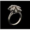 Image 4 : 14KT White Gold 0.95 ctw Diamond Ring