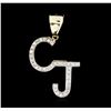 Image 1 : 14KT Yellow Gold 1.30 ctw Diamond Pendant