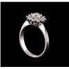 Image 4 : 0.84 ctw Diamond Ring - 14KT White Gold