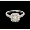 Image 2 : 1.18 ctw Diamond Ring - 14KT White Gold