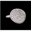 Image 1 : 1.57 ctw Diamond Ring - 14KT White Gold