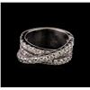 Image 2 : 14KT White Gold 2.74 ctw Diamond Ring