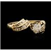 Image 1 : 14KT Yellow Gold 0.75 ctw Diamond Ring