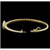 Image 3 : 0.65 ctw Diamond Bangle Bracelet - 14KT Yellow Gold