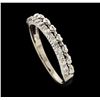 Image 4 : 0.25 ctw Diamond Ring - 18KT White Gold