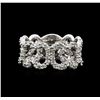 Image 3 : 0.70 ctw Diamond Ring - 18KT White Gold