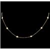 Image 2 : 14KT Yellow Gold 0.99 ctw Diamond Necklace