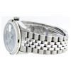 Image 9 : Rolex Stainless Steel Meteorite Diamond Emerald DateJust Men's Watch