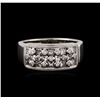 Image 2 : 14KT White Gold 0.85 ctw Diamond Ring