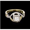 Image 2 : 1.17 ctw Diamond Ring - 14KT Yellow Gold