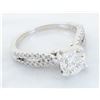 Image 5 : 1.29 ctw Certified Diamond Ring - 14KT White Gold